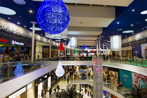 Christmas decorations for shopping centres