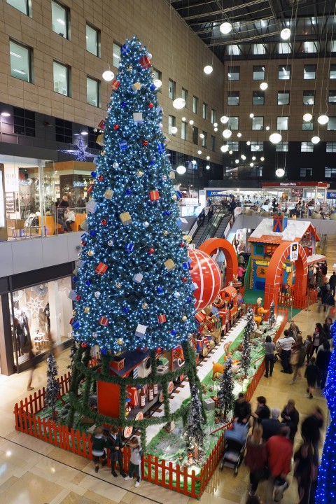 Decoración navideña centros comerciales