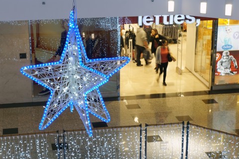 Decoración navideña centros comerciales